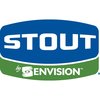 Stout By Envision 56 gal Trash Bags, Brown/Black, 100 PK T4349B15